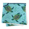 Sea Turtles Microfiber Dish Rag - FOLDED (square)