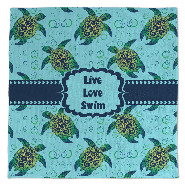 Custom Sea Turtles Microfiber Dish Towel