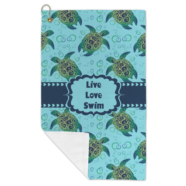 Sea Turtles Microfiber Golf Towels - FOLD