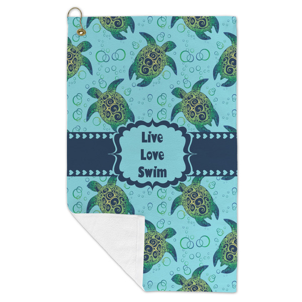 Sea Turtles Microfiber Golf Towels - FOLD