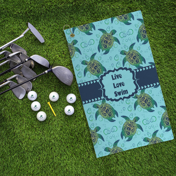 Sea Turtles Microfiber Golf Towels - LIFESTYLE