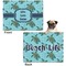 Sea Turtles Microfleece Dog Blanket - Regular - Front & Back