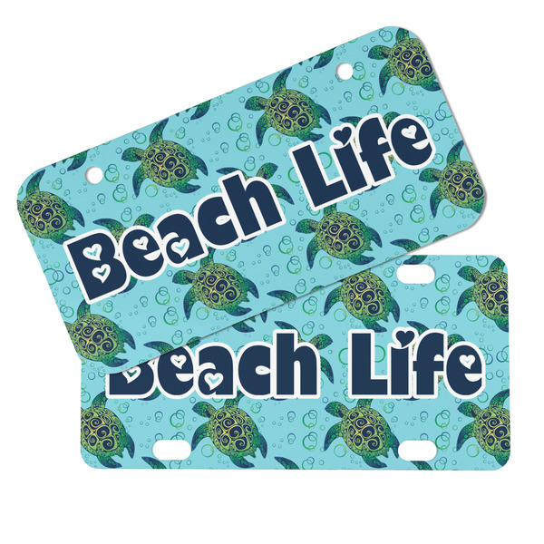 Sea Turtles Mini License Plates - MAIN (4 and 2 Holes)