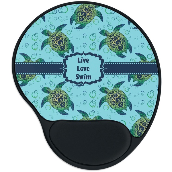 Custom Sea Turtles Mouse Pad with Wrist Support