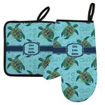 Sea Turtles Left Oven Mitt & Pot Holder Set