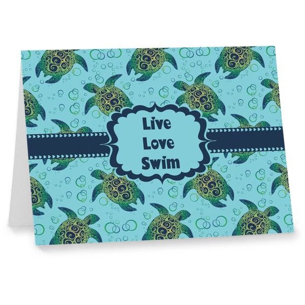 Custom Sea Turtles Note cards (Personalized)