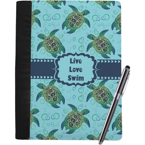 Custom Sea Turtles Notebook Padfolio - Large