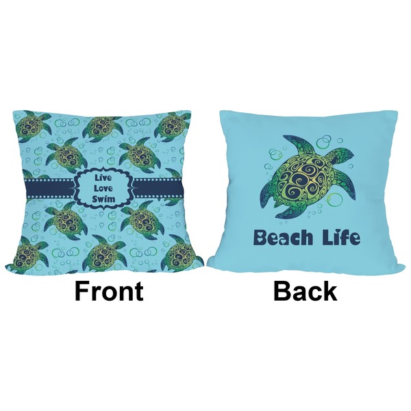 Sea Turtles Outdoor Pillow - 18x18
