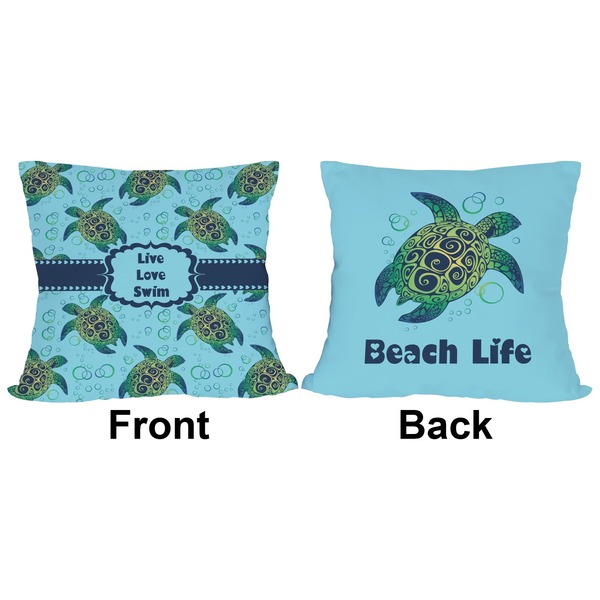 Sea Turtles Outdoor Pillow - 20x20