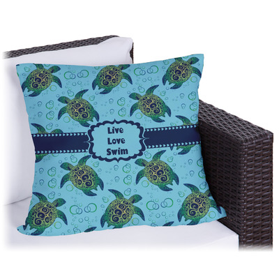 Sea Turtles Outdoor Pillow - 20" (Personalized)