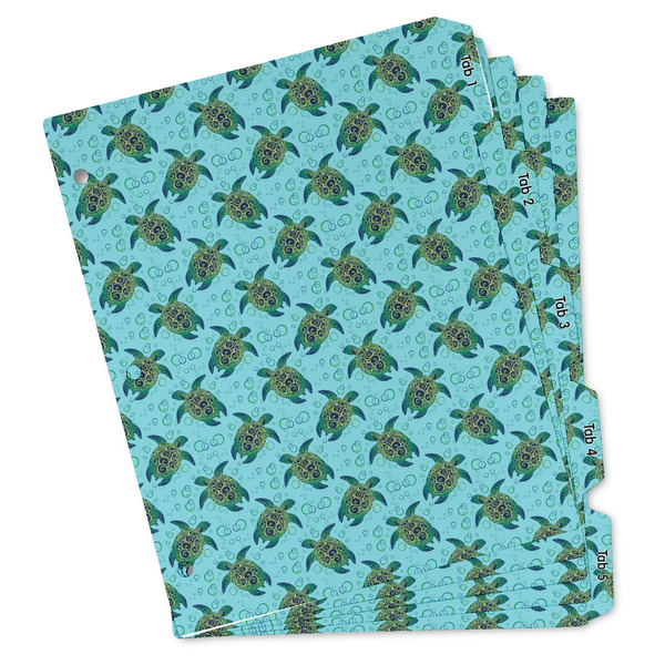 Custom Sea Turtles Binder Tab Divider - Set of 5