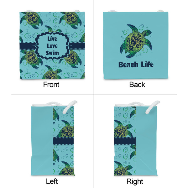 Sea Turtles Party Favor Gift Bag - Gloss - Approval