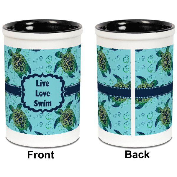 Sea Turtles Pencil Holder - Black - approval