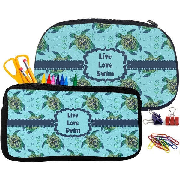 Sea Turtles Pencil / School Supplies Bags Small and Medium