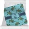 Sea Turtles Minky Blanket - Toddler / Throw - 60"x50" - Double Sided (Personalized)