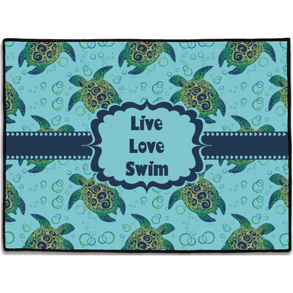 Custom Sea Turtles Door Mat - 24"x18" (Personalized)