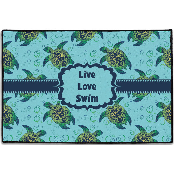Sea Turtles Personalized Door Mat - 36x24 (APPROVAL)
