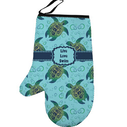 Sea Turtles Left Oven Mitt (Personalized)