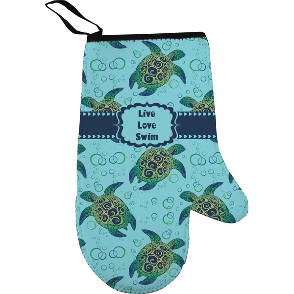 Sea Turtles Personalized Oven Mitt