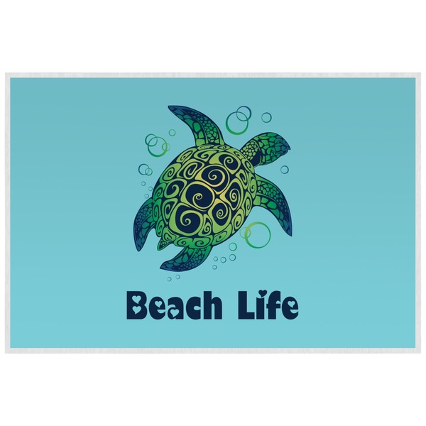 Sea Turtles Personalized Placemat (Back)