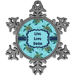 Sea Turtles Vintage Snowflake Ornament