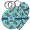 Sea Turtles Plastic Keychain