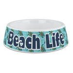 Sea Turtles Plastic Dog Bowl - Large