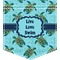 Sea Turtles Iron On Faux Pocket (Personalized)