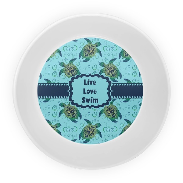 Sea Turtles Melamine Bowl - Center