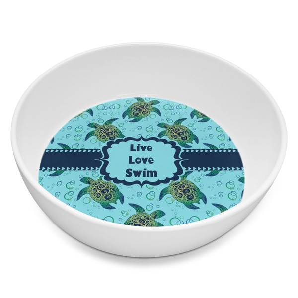 Custom Sea Turtles Melamine Bowl - 8 oz (Personalized)