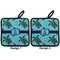 Sea Turtles Pot Holders - Set of 2 APPROVAL