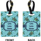 Sea Turtles Rectangle Luggage Tag (Front + Back)