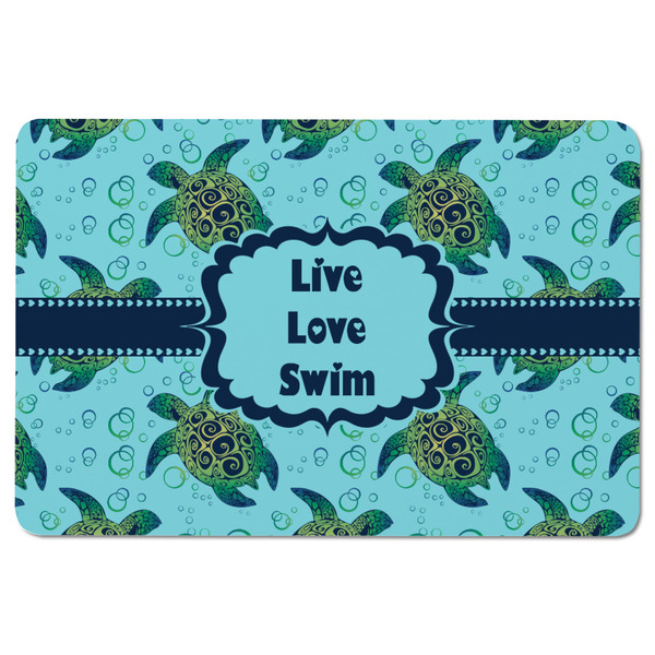 Sea Turtles Rectangular Fridge Magnet - FRONT