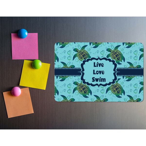Sea Turtles Rectangular Fridge Magnet - LIFESTYLE