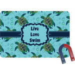 Sea Turtles Rectangular Fridge Magnet (Personalized)