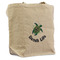 Sea Turtles Reusable Cotton Grocery Bag - Front View