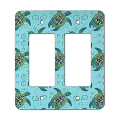 Sea Turtles Rocker Style Light Switch Cover - Two Switch