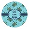 Sea Turtles Round Decal