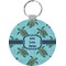 Sea Turtles Round Plastic Keychain