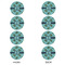 Sea Turtles Round Linen Placemats - APPROVAL Set of 4 (double sided)