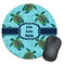 Sea Turtles Round Mouse Pad (Personalized)