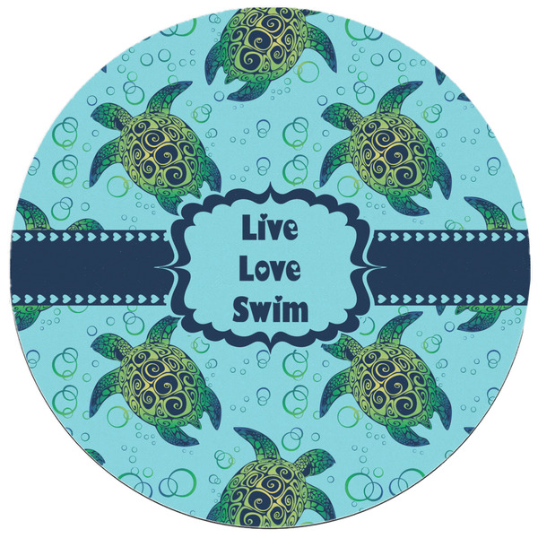 Sea Turtles Round Mousepad - APPROVAL