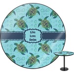 Sea Turtles Round Table - 30" (Personalized)