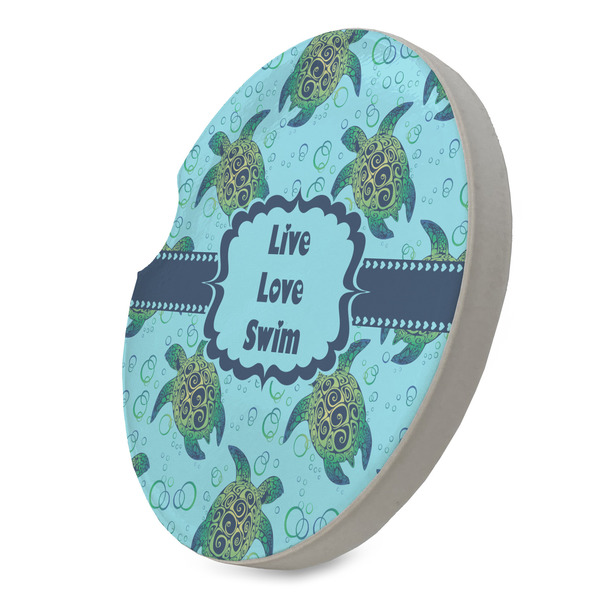 Sea Turtles Sandstone Car Coaster - STANDING ANGLE