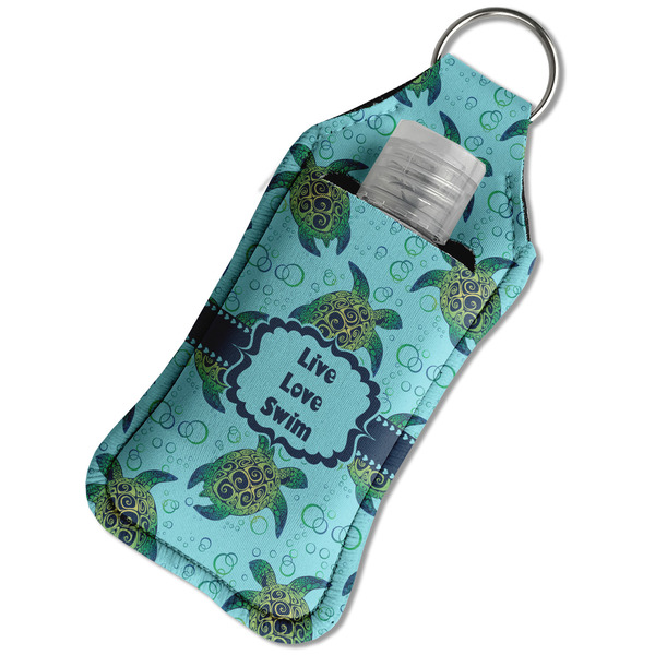 Sea Turtles Sanitizer Holder Keychain - Large in Case