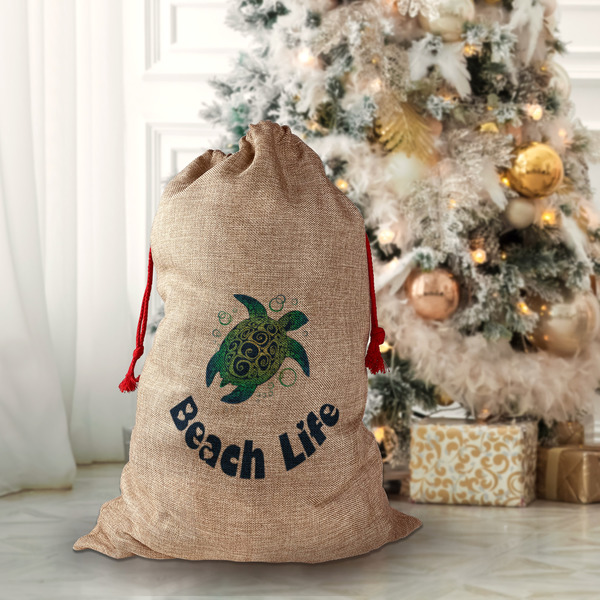 Sea Turtles Santa Bag - Lifestyle