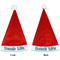 Sea Turtles Santa Hats - Front and Back (Double Sided Print) APPROVAL
