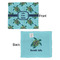 Sea Turtles Security Blanket - Front & Back View