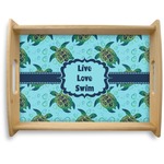 Sea Turtles Natural Wooden Tray - Large (Personalized)
