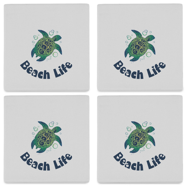 Sea Turtles Set of 4 Sandstone Coasters - See All 4 View